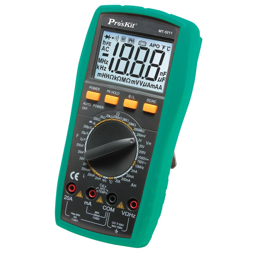 Pro'sKit MT‑5211 Dijital LCR Multimetre